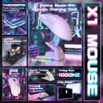 Attack Shark X1 (PAW3395 PRO) Wireless Gaming Mouse with RGB Charging Dock - Image 2