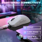 Attack Shark X1 (PAW3395 PRO) Wireless Gaming Mouse with RGB Charging Dock - Image 4
