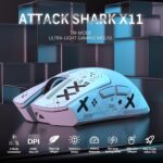 ATTACK SHARK X11 Lightweight Wireless Gaming Mouse with RGB Charging Dock - Image 3