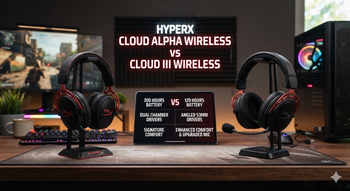 HyperX Cloud III Wireless Vs Alpha Wireless Pakistan